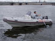 Катер-РИБ,  модель Спрут-560 с прицепом,  2006г,  новый