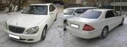 Аренда Mercedes-Benz S600  W220 Long ,  белого и черного цвета 