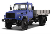 Газ-33086 Земляк бортовой. Колесная формула 4х4