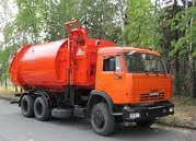 Мусоровоз с боковой загрузкой КО-449-02 на шасси КАМАЗ-65115