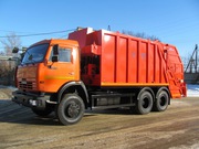 Мусоровоз с задней загрузкой КО-427-01 на шасси КАМАЗ-65115