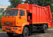 Мусоровоз с задней загрузкой КО-427-52 на шасси КАМАЗ-53605
