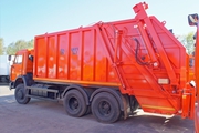 Мусоровоз с задней загрузкой КО-427-80 на шасси КАМАЗ-65115