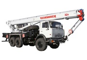 Автокран Челябинец на базовом шасси Камаз-43118