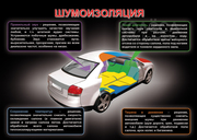 Тепло-, шумо-,  виброизоляция автомобилей