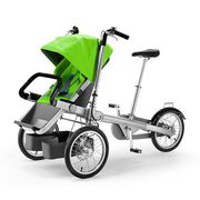 Велосипед мама и ребенок. Велоколяска трансформер Taga Bike.