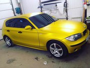 Автовинил матовый хром золото