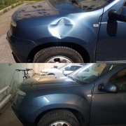 Удаление вмятин безпокраски на кузове автомобиля 